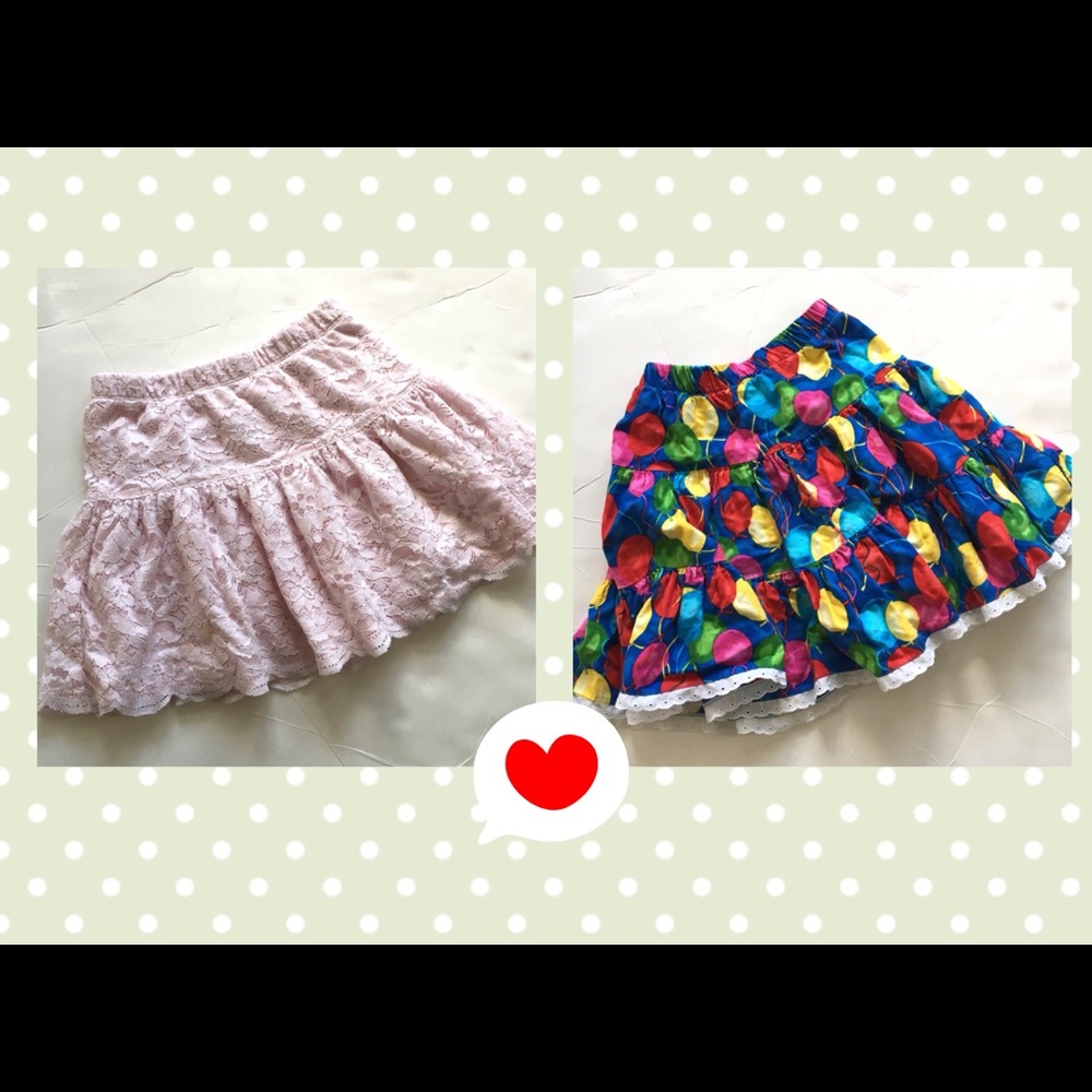 Two Beautiful Girl Skirts ( Boutique & Carters)